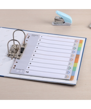 Divider Comix A4 Pp 1-10 10Tabs Assorted Ix902