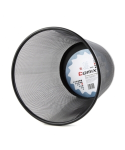 Wastebasket Comix Metal Mesh 265X285Mm Black B2005