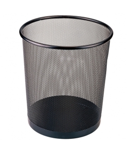 Wastebasket Comix Metal Mesh 265X285Mm Black B2005