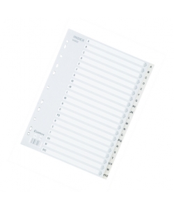 Divider Comix A4 Pp Alphabetical A-Z 20Tabs Grey Ix900