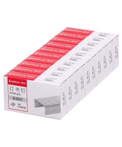 Staples Comix N.10 1000/Pack Silver B3057
