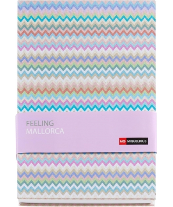 Notebook Mr Mallorca A5 Dotted Zigzag 3/Pack Stitched 20829