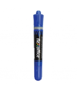 Marker Permanent Flexoffice Chisel Double Blue Fo-Pm05