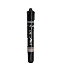 Marker Permanent Flexoffice Chisel Double Black Fo-Pm05
