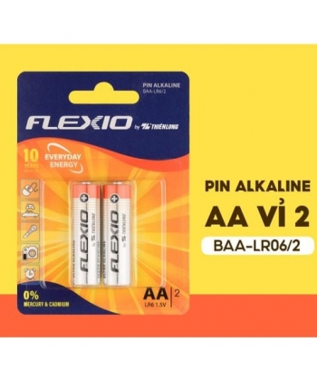 Battery Flexoffice Aaa Alkaline 2/Pack Baa-Lr03/2