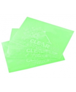 File Envelope Flexoffice A4 W/Buttom Neon Green 0.18Mm Fo-Cb