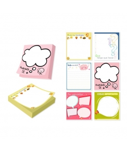 Stick Note Bismark 11X10Cm 200Sh Funny Notes 331334