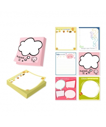 Stick Note Bismark 11X10Cm 200Sh Funny Notes 331334