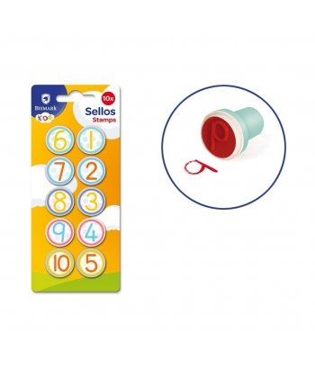 Stamp Bismark Number 10/Pack 332358