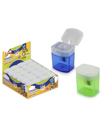 Sharpener Bismark W/Container Single Plastic