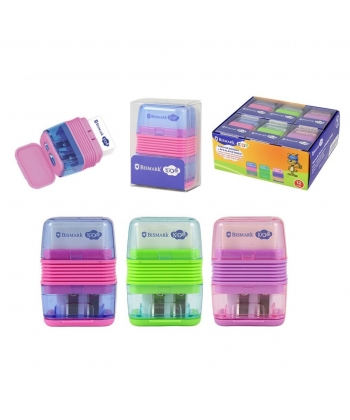 Sharpener And Eraser Bismark Double Use 332391