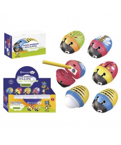 Sharpener And Eraser Bismark Double Lady Bug 333436