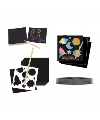 Scratch Pad Bismark Set 80Sh + Pencil + Stencil 332258