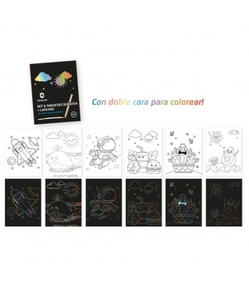 Scratch Card Bismark 6/Pack W/Pencil 332472