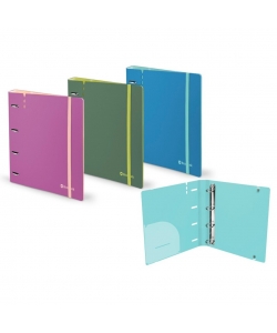 Ring Binder Bismark Pp A4 4 Rings Bicolor Assorted 332661