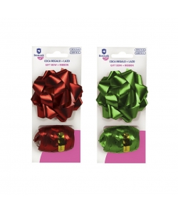 Ribbon Bismark Bow 9 Cm + Ribbon 5Mmx10M Assorted 332808