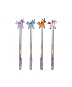 Pen Gel-Ink Bismark Retractable Multicolor Unicorn 333292