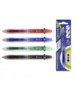 Pen Erasable Bismark 3 Colors Blister 329574