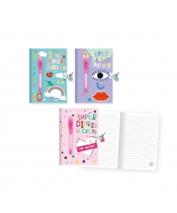 Notebook Bismark W/Lock W/Invisible Pen Best Friend 332085