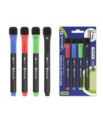 Marker Dry-Erase Bismark Magnetic 4/Pack 329585