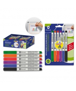 Marker Dry-Erase Bismark 6/Pack 328355