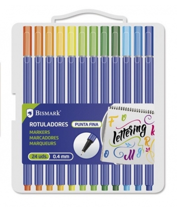 Marker Bismark Fine 0.4Mm 24/Pack 328345