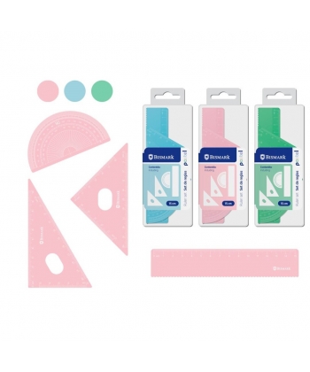 Geometric Set Bismark 4/Pack 15 Cm Pastel Color 332325