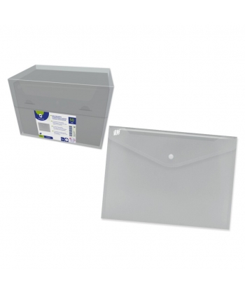 File Envelope Bismark Pp A4 W/Bottom Transparent 510237