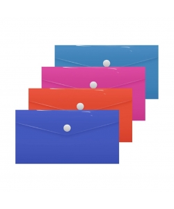 File Envelope Bismark Pp 240X125Mm W/Bottom Neon 332044