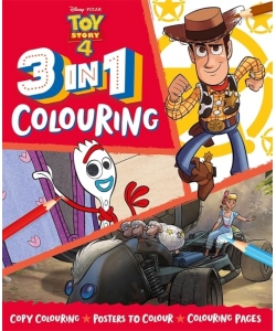 3 In 1 Colouring Disney Pixar Toy Story 4