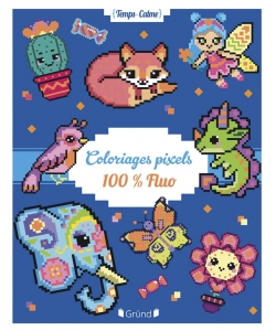 Coloriages Pixels 100% Fluo