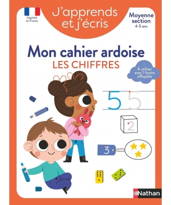 J Apprends Et J Ecris - Mon Cahier Ardoise Les Chiffres Ms