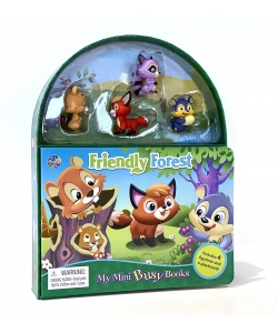 My Mini Busy Books Friendly Forest (With 4 Figurines)