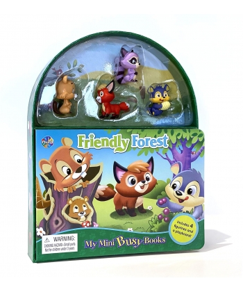 My Mini Busy Books Friendly Forest (With 4 Figurines)