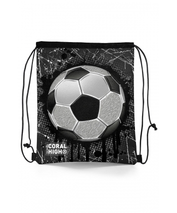 Drawstring Bag Football Black Coral High