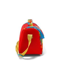 Lunch Bag Coral High Kids Blocks Color Thermo Red 11791
