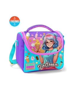 Lunch Bag Coral High Kids Ice Cream Girl Thermo 11789