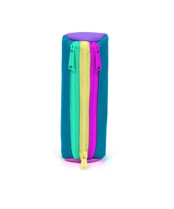 Pencil Case Coral High Kids Pastel Girls Triangular 3 Comp. 22059