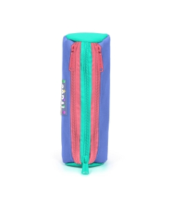 Pencil Case Coral High Kids Pastel Blue Triangular 3 Comp. 11168