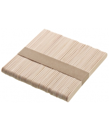 Craft For All Natural Wooden Sticks 50Pcs 114X10X2Mm Ca-132