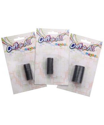 Craft For All Round Magnet 20X4Mm 12Pcs Ca-279
