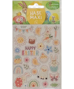 Easter Stickers Grass Paper 1537