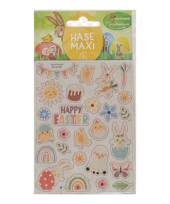 Easter Stickers Grass Paper 1537