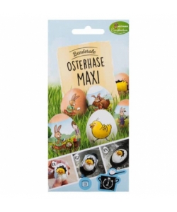 Easter Colors Banderole Bunny Maxi 12 Sleeves In 4 Designs 4457