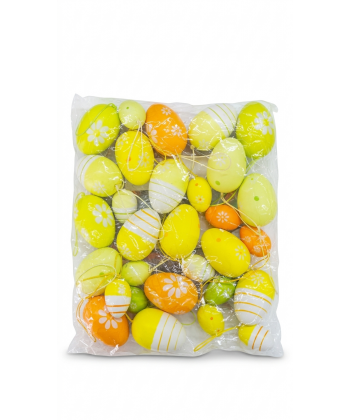 Easter Eggs Assored Design And Size 24Pcs/ Pack 6373