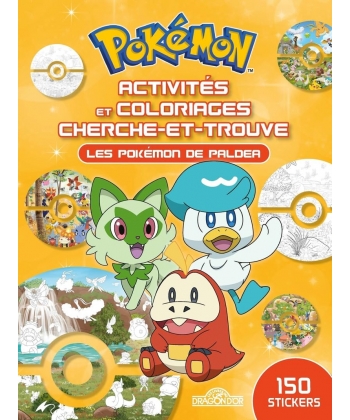 Pokemon Activites Et Coloriages Cherche-Et-Trouve Une Aventure A Paldea