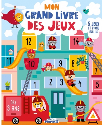 Mon P Tit Hemma - Mon Grand Livre Des Jeux - 5 Jeux Et Pions Inclus