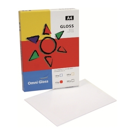 Photocopy Paper A4 Omni Gloss White Glossy 250Grs