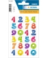 Stickers Decor Numbers Funny 1-0
