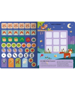 Mon Livre-Jeu Des Animaux - Les Ani Doux - 5 Jeux Avec Pions Inclus